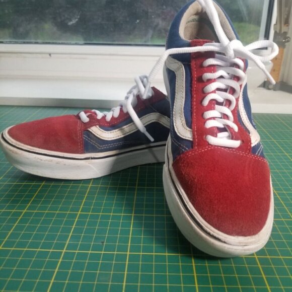 Vans Sneakers Skate Shoes Unisex Men 7 Women 8.5 Old Skool Comfy Cush Low - Picture 15 of 16